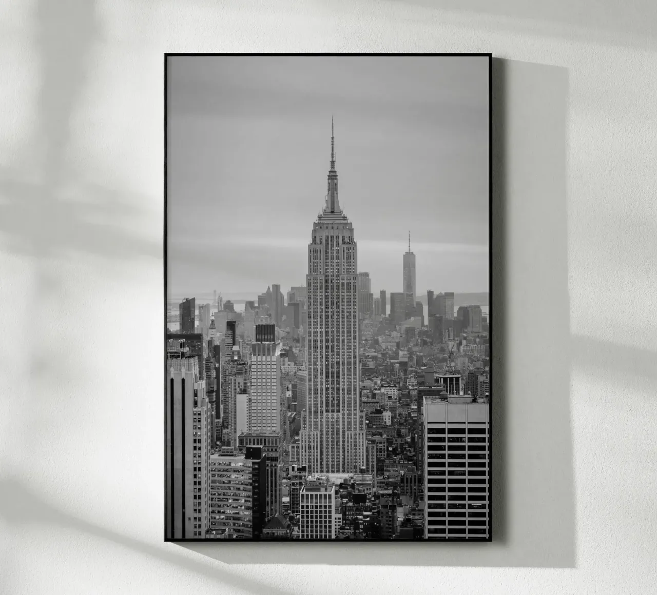 Skyline von New York City - Empire State Building, Manhattan Acryl-Glas von Bold and Retro
