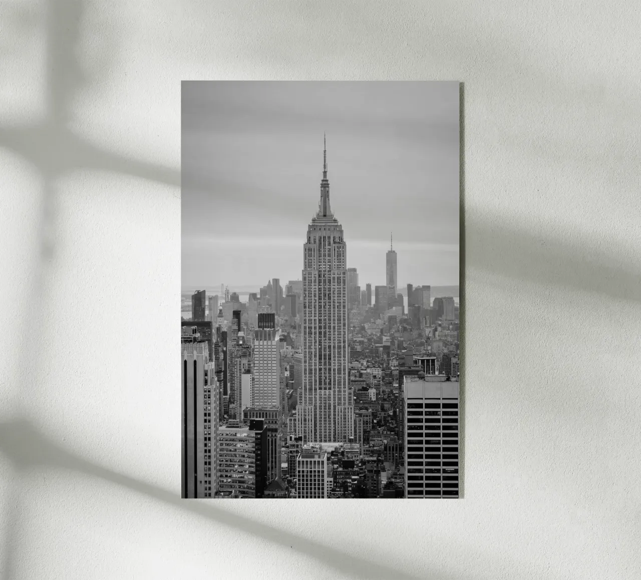 Skyline von New York City - Empire State Building, Manhattan Acryl-Glas von Bold and Retro