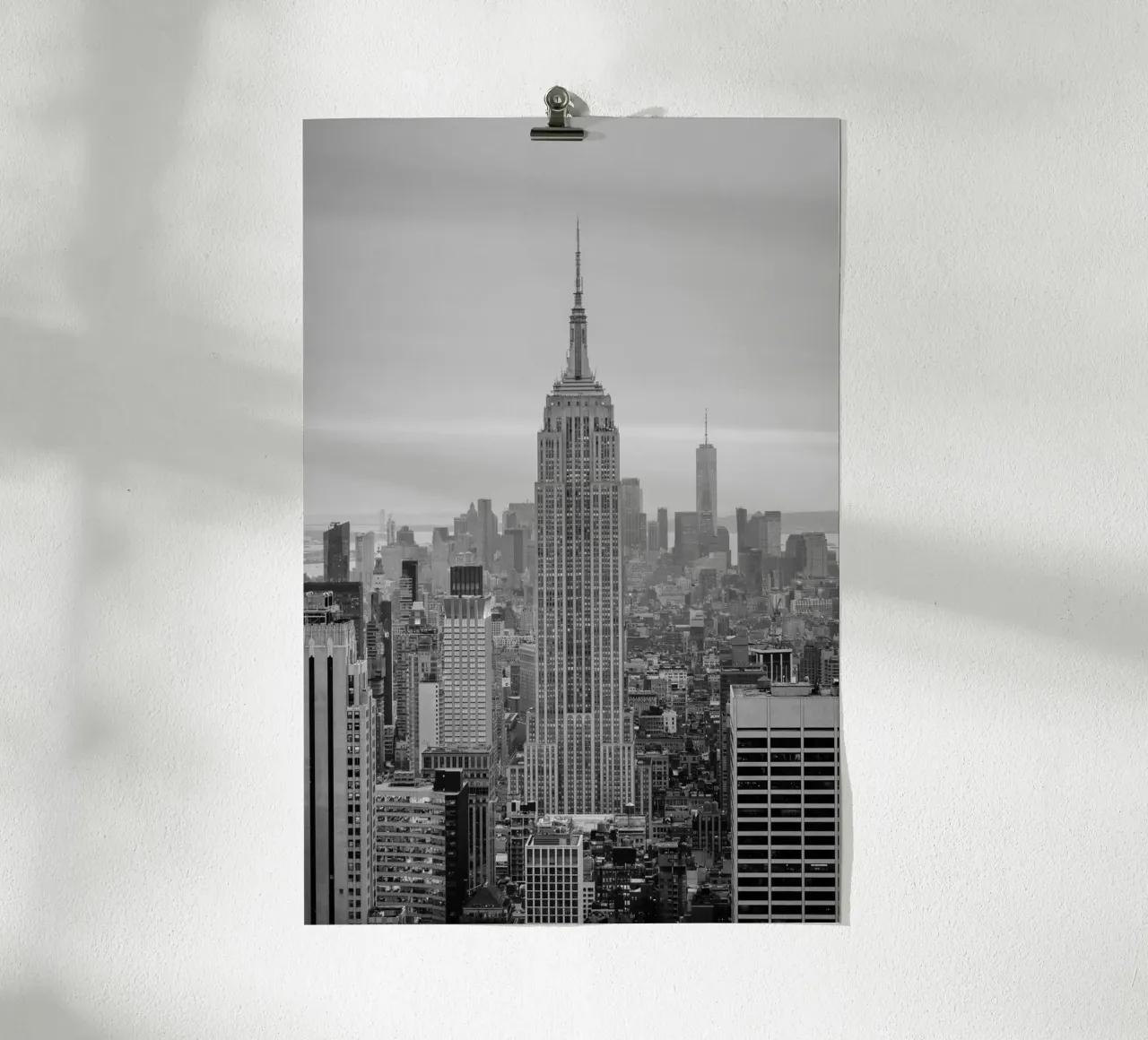 Skyline di New York - Empire State Building, Manhattan carta hahnemühle da Bold and Retro