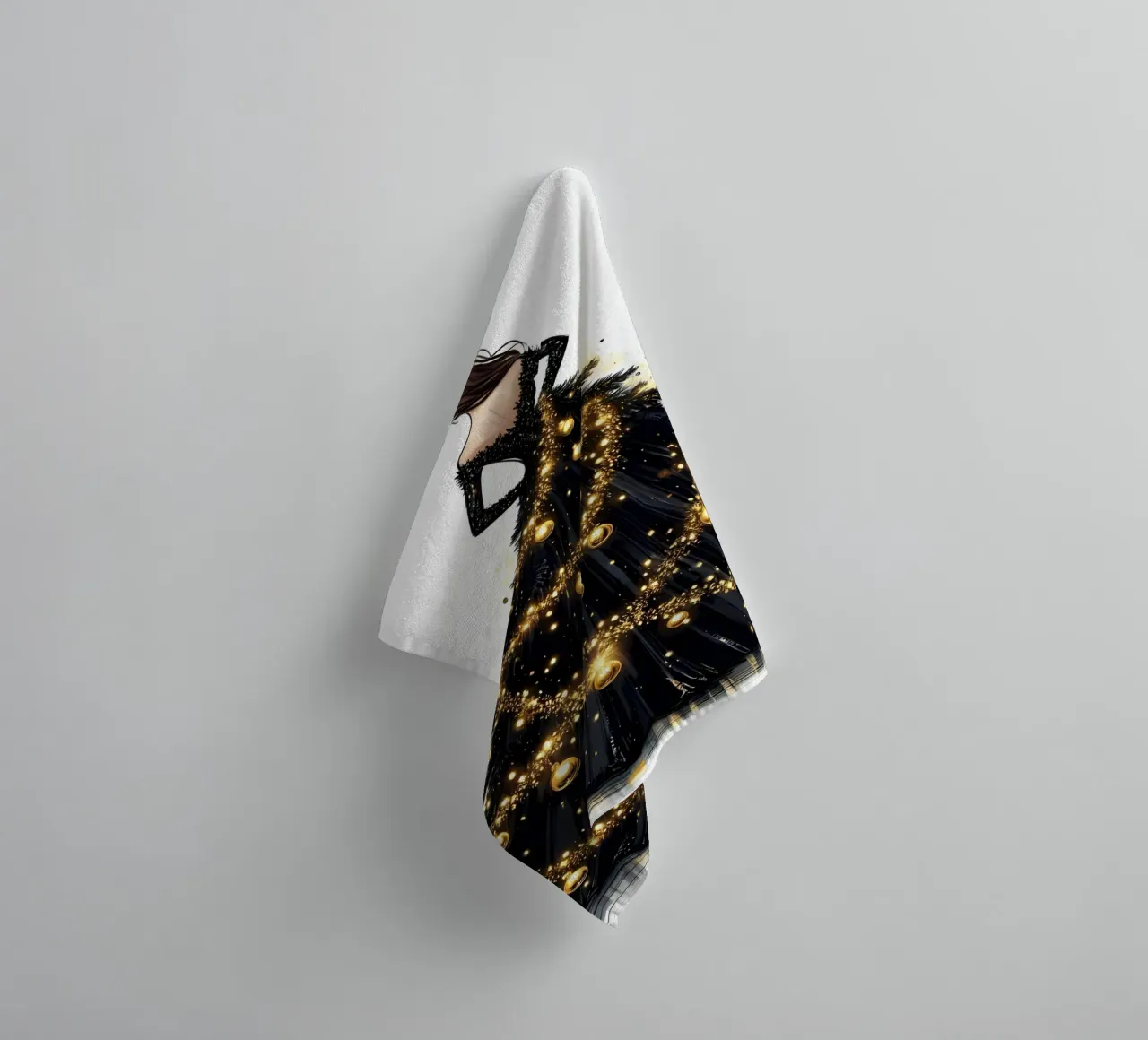 Christmas Tree towel by ARTOMATIC
