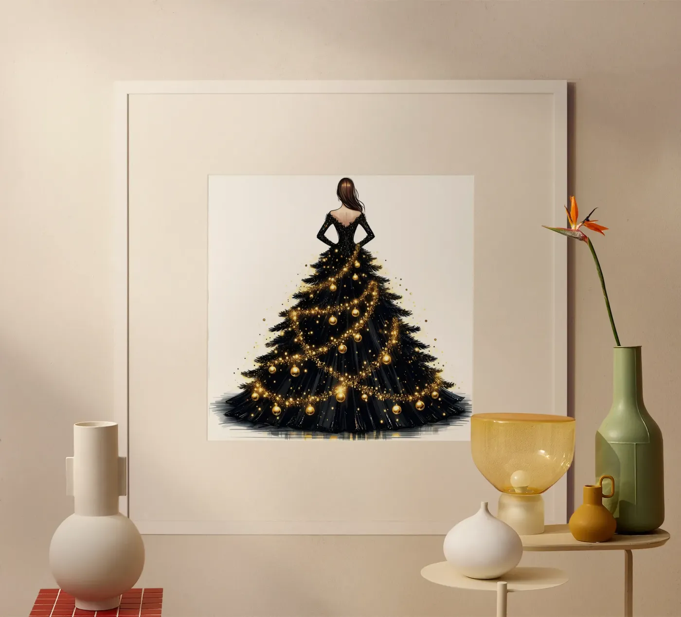 Christmas Tree poster by ARTOMATIC