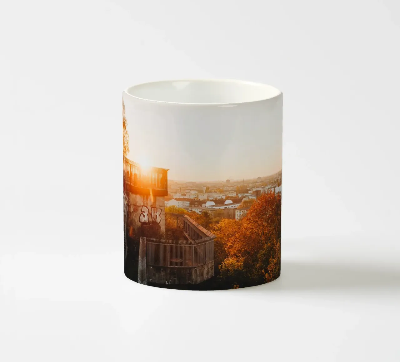 Tramonto a Berlino - vista in autunno tazza in ceramica da Bold and Retro