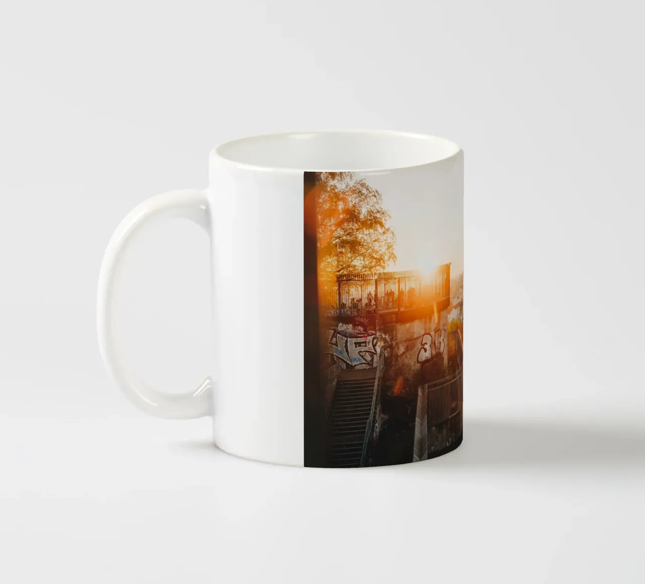 Tramonto a Berlino - vista in autunno tazza in ceramica da Bold and Retro