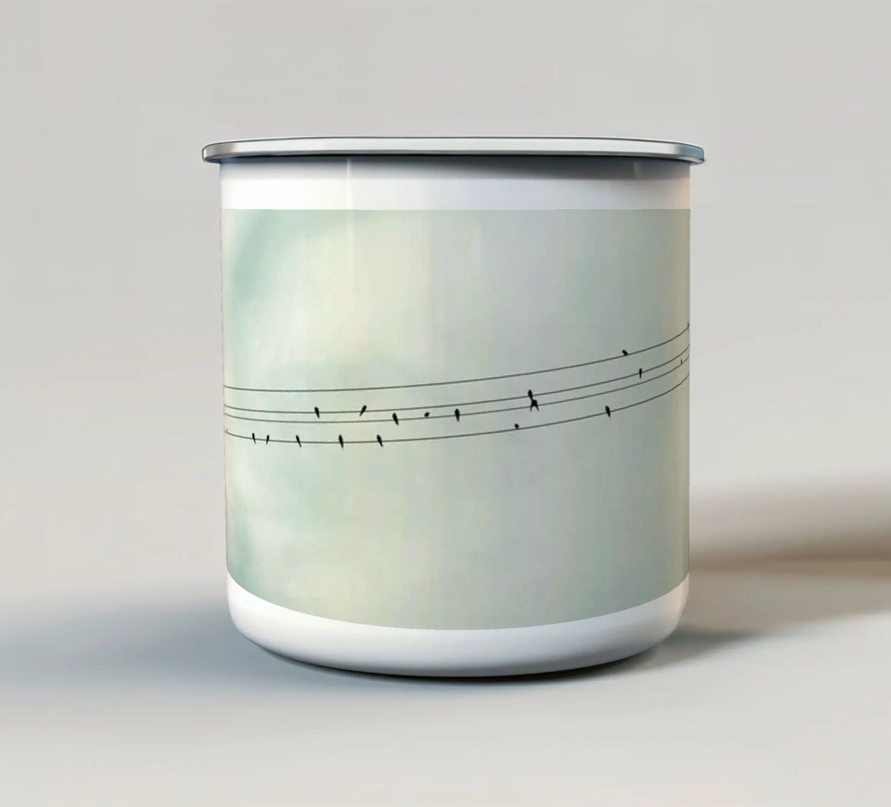 Leaving tazza in smalto da Angelo Cerantola