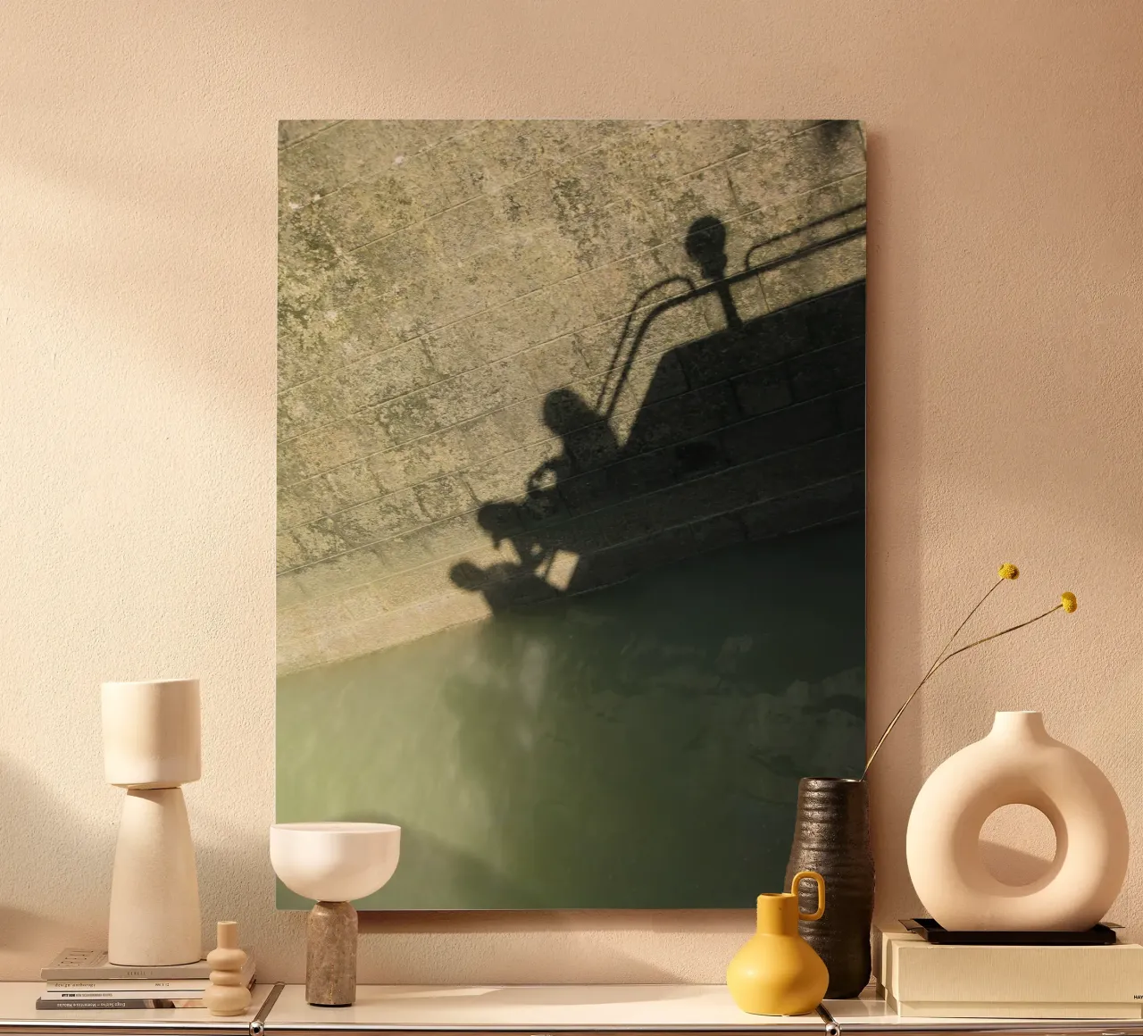 Falling into the Water alluminio dibond da menega sabidussi | moods