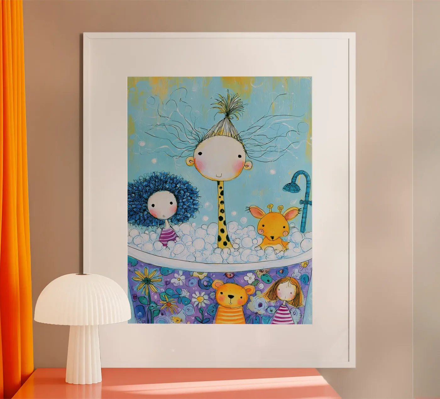 Bubble Bath Buddies poster da Kids zone