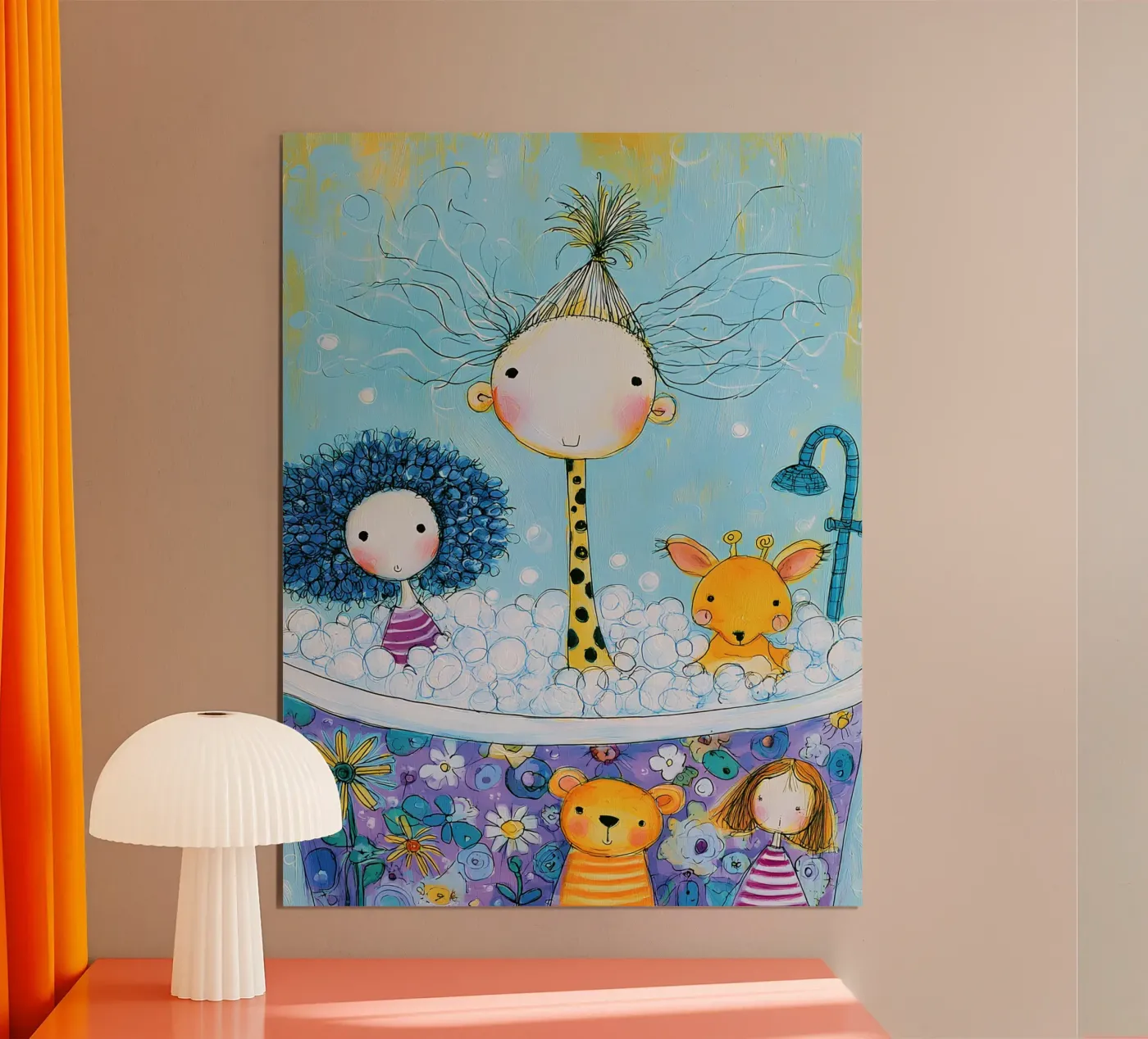 Bubble Bath Buddies poster da Kids zone