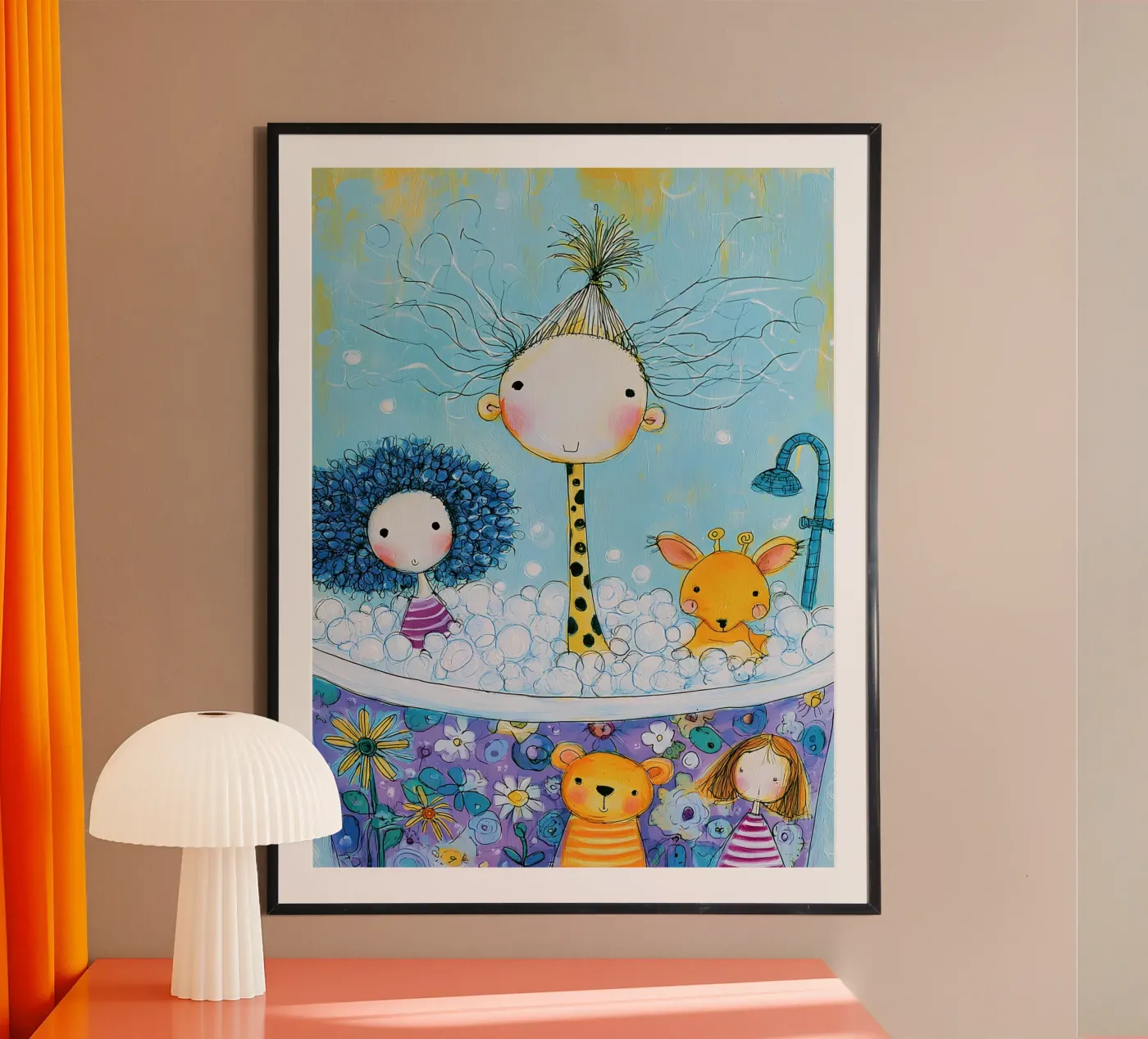 Bubble Bath Buddies poster da Kids zone