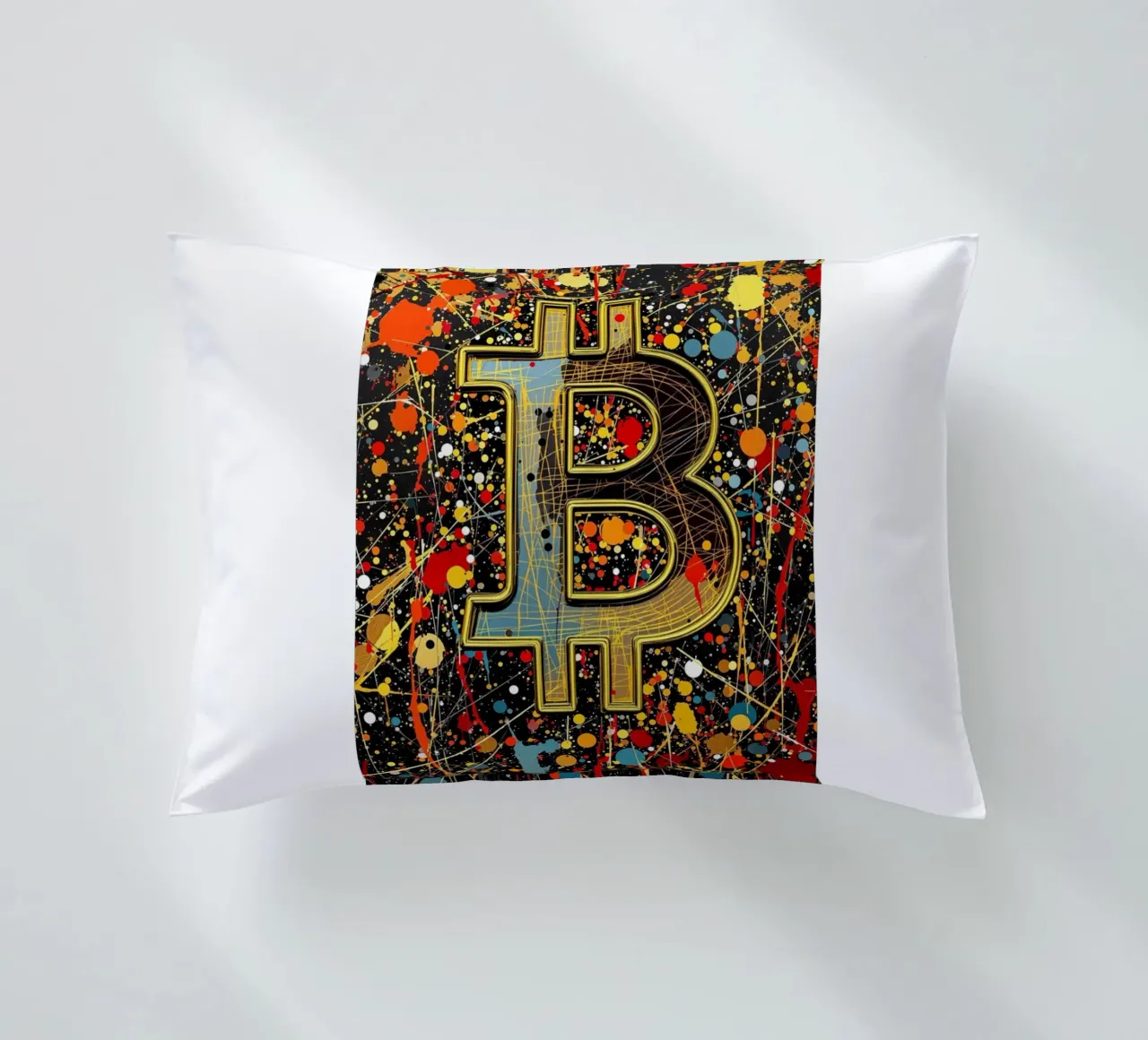 BTC... as imagined by someone, somewhere... cuscino da Crypto_Jungle