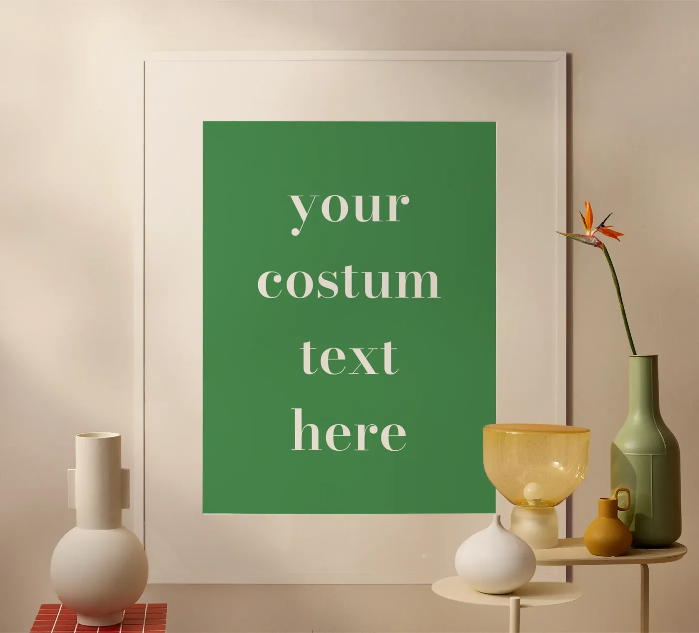 Your Custom Text Here poster da Words by Niki