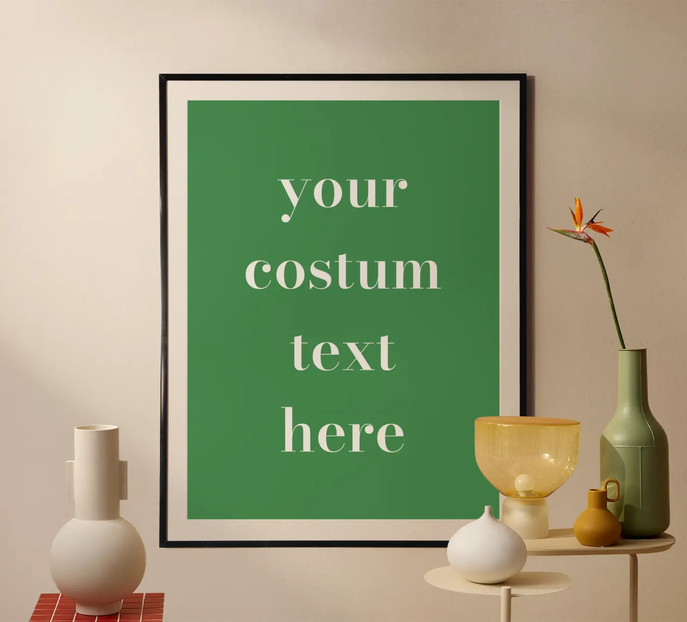 Your Custom Text Here poster da Words by Niki