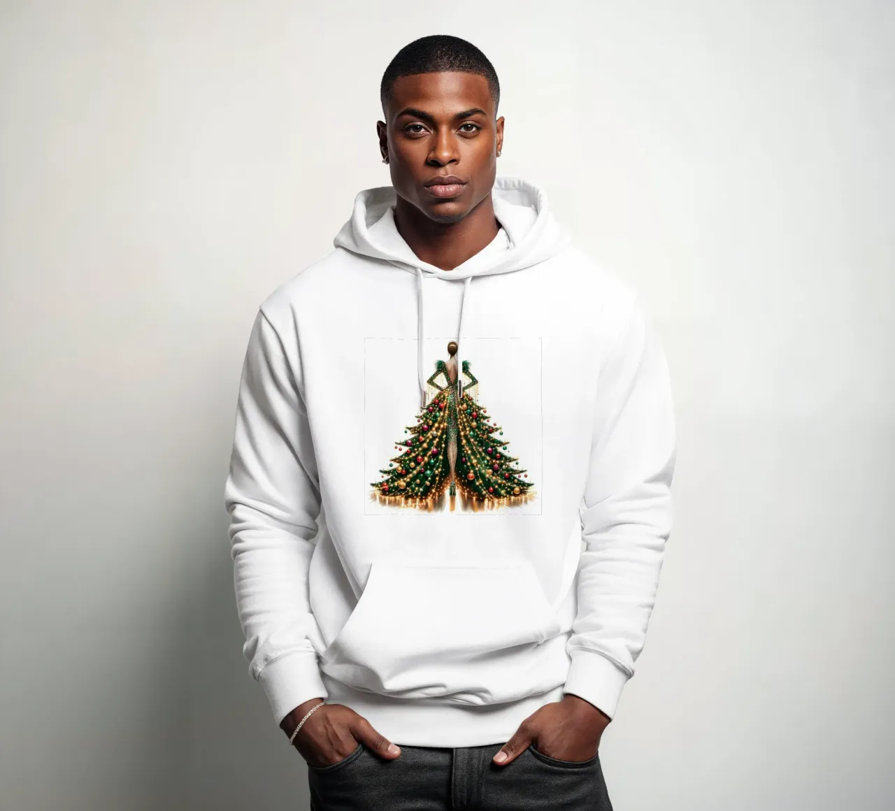 Adornos navideños sudadera con capucha de ARTOMATIC