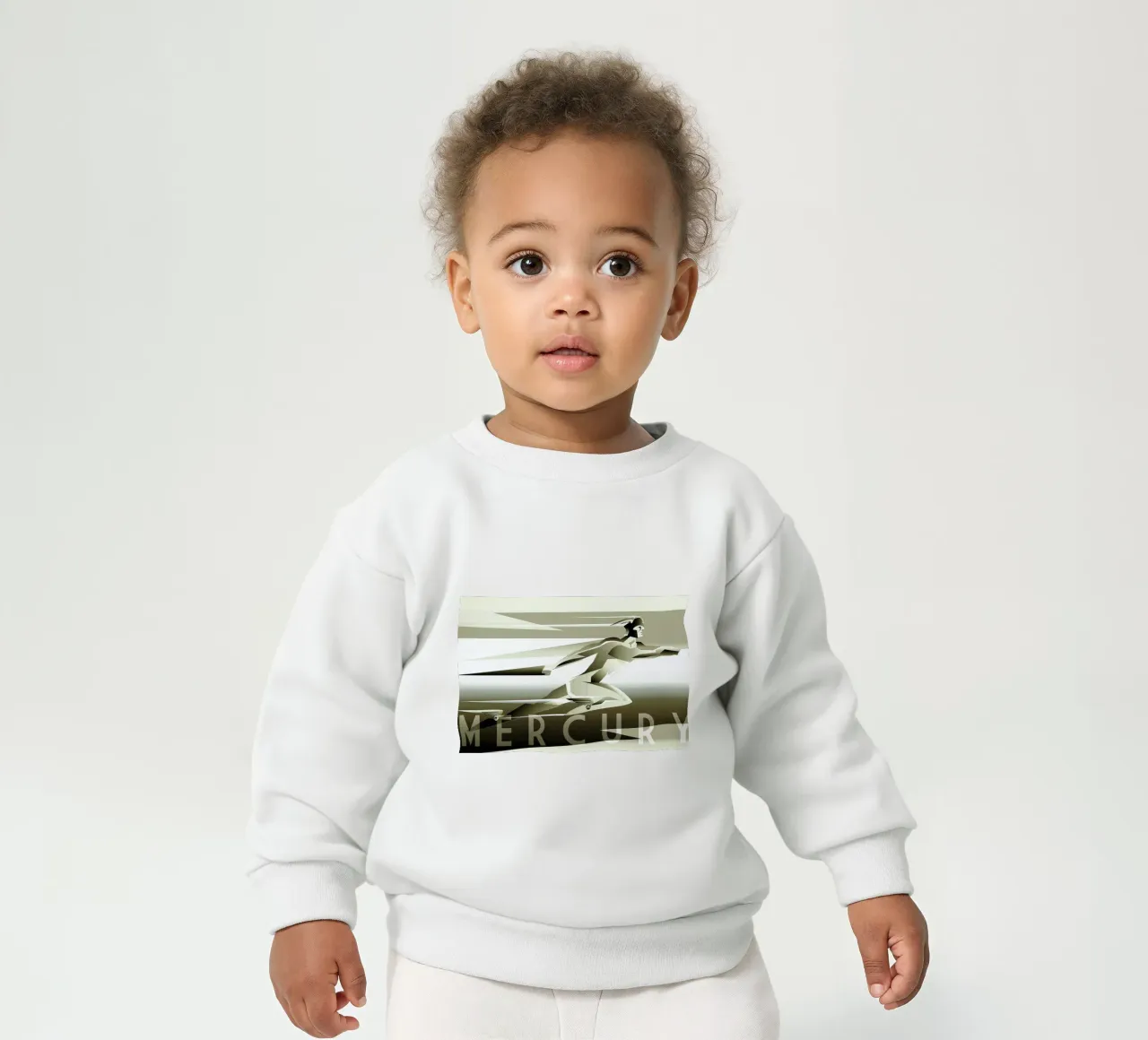 Mercury baby sweatshirt by Rodolfo Reyes