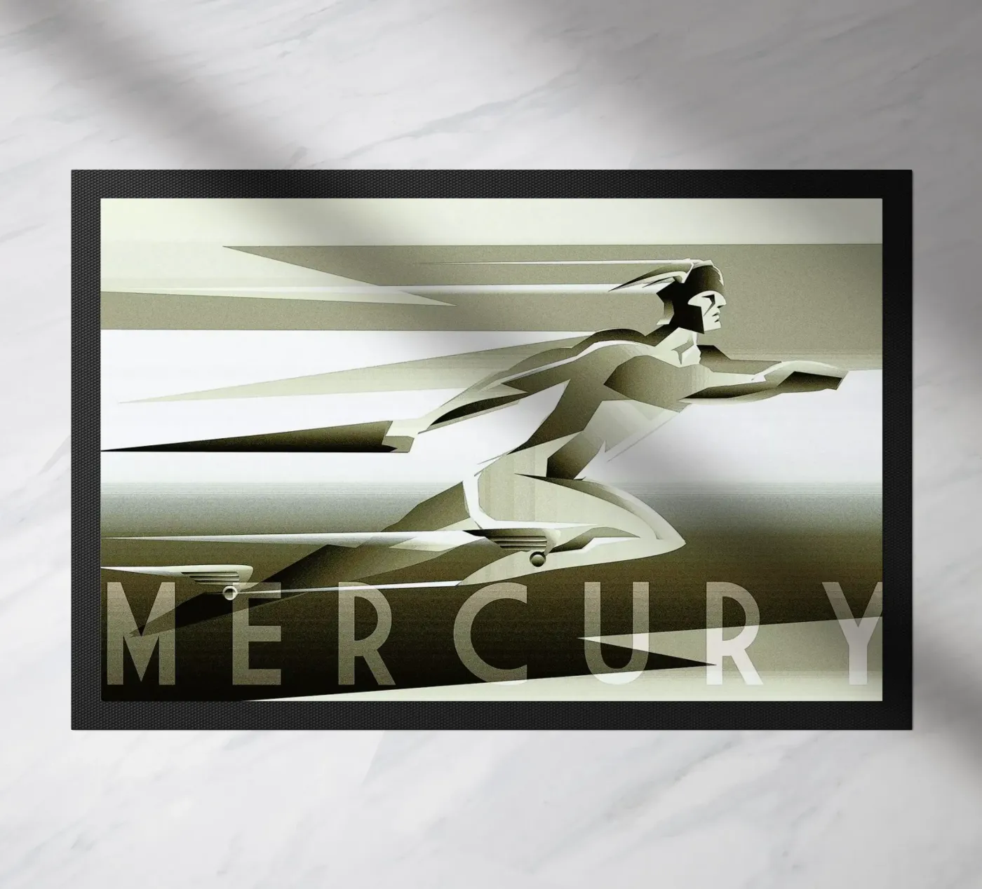 Mercury doormat by Rodolfo Reyes