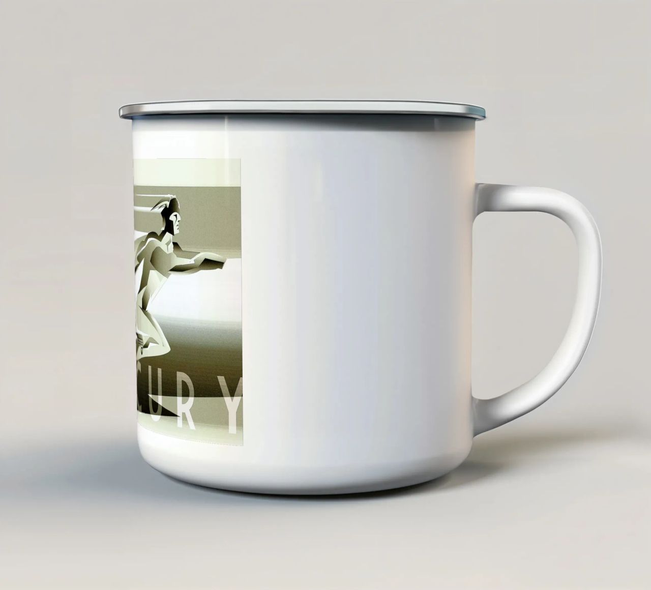 Mercury tazza in smalto da Rodolfo Reyes