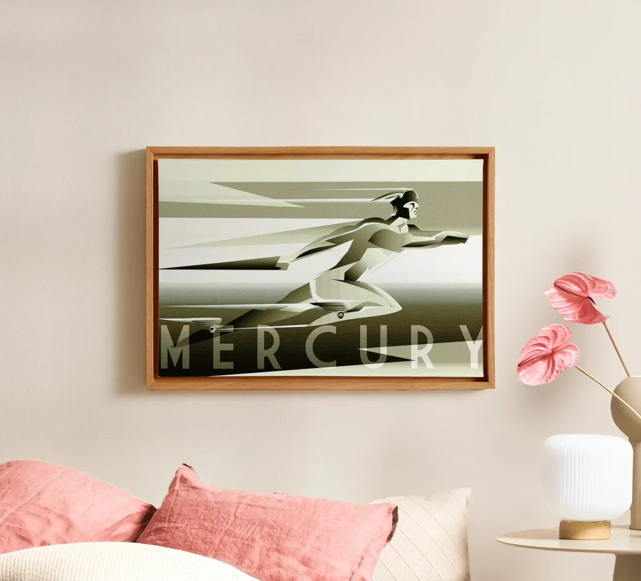 Mercury tela con Cornice a cassetta da Rodolfo Reyes