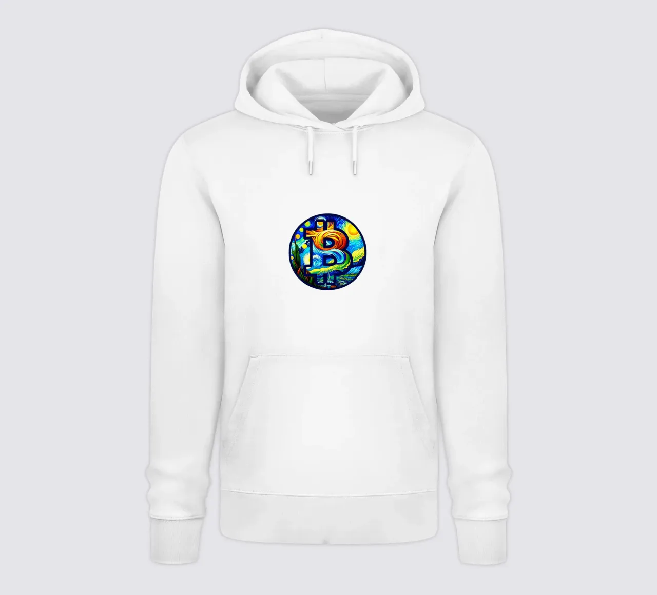 BTC... viewed via the V.Gogh-node hoodie by Crypto_Jungle
