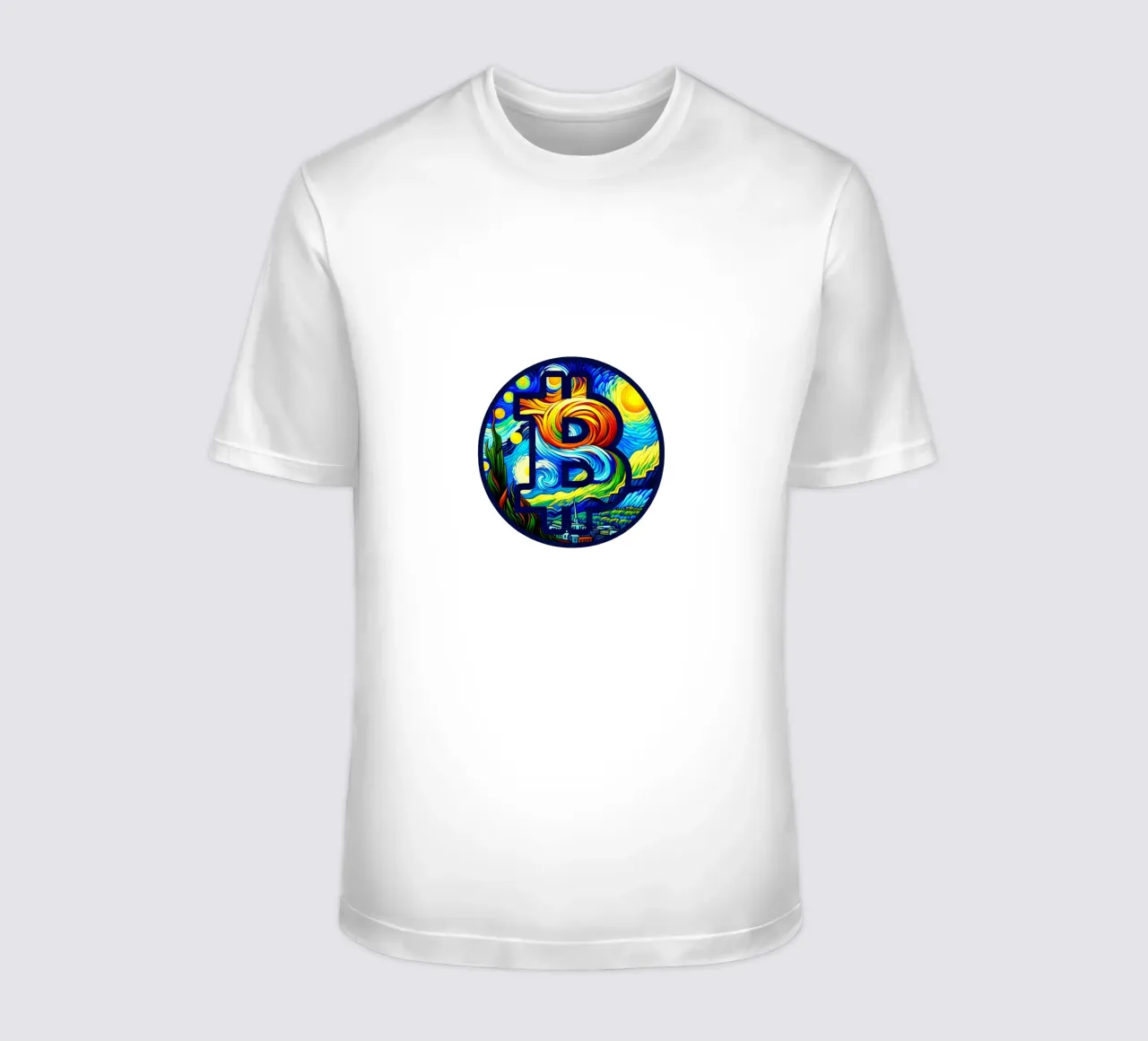 BTC... viewed via the V.Gogh-node T-Shirt von Crypto_Jungle