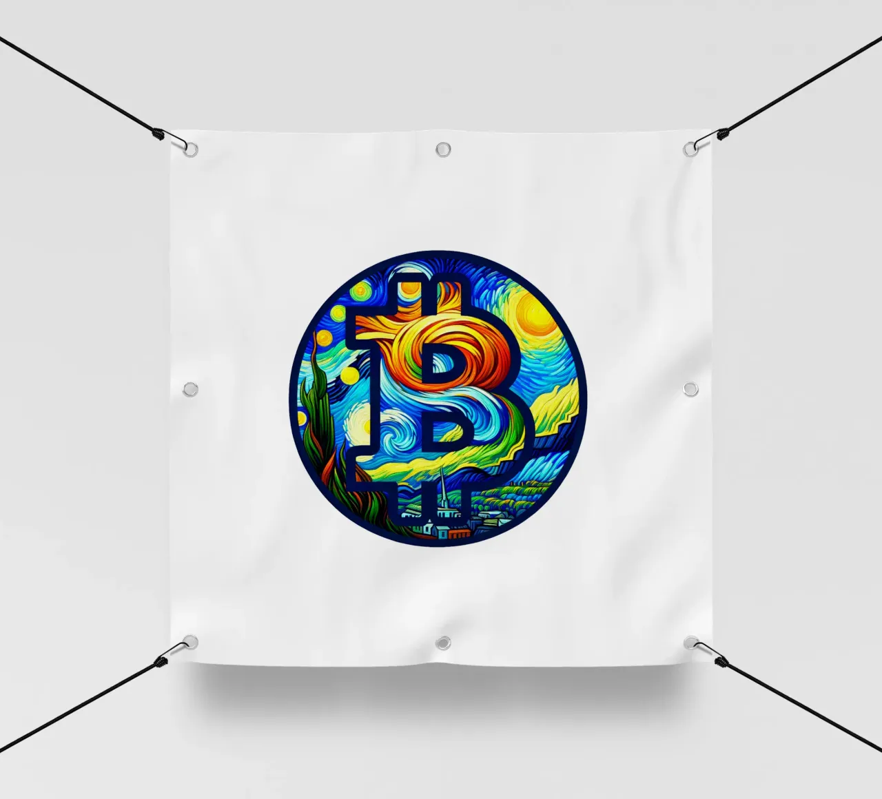 BTC... viewed via the V.Gogh-node telo in pvc da Crypto_Jungle