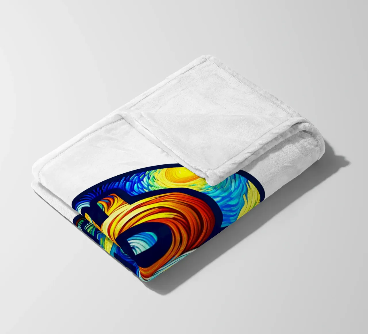 BTC... viewed via the V.Gogh-node fleece blanket by Crypto_Jungle