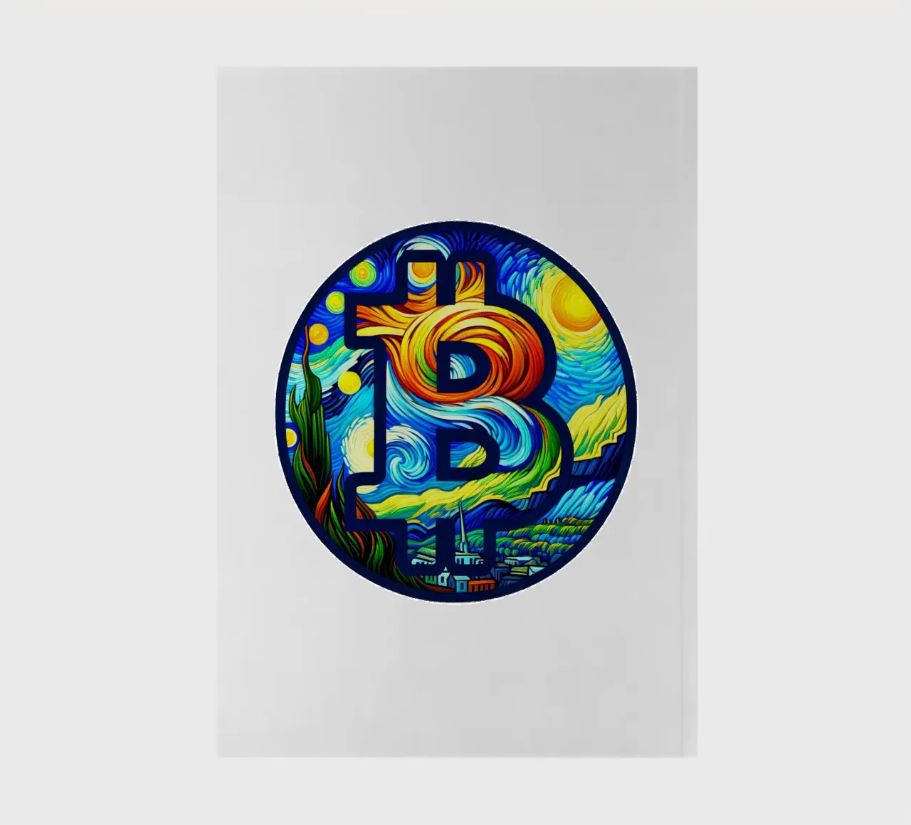 BTC... viewed via the V.Gogh-node carnet de notes de Crypto_Jungle