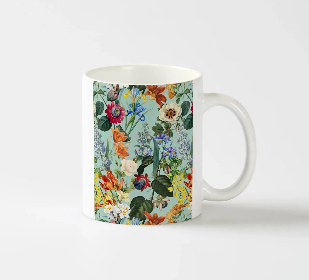 Giardino di fiori esotici d'epoca tazza in ceramica da Flower Garden - Uta Naumann