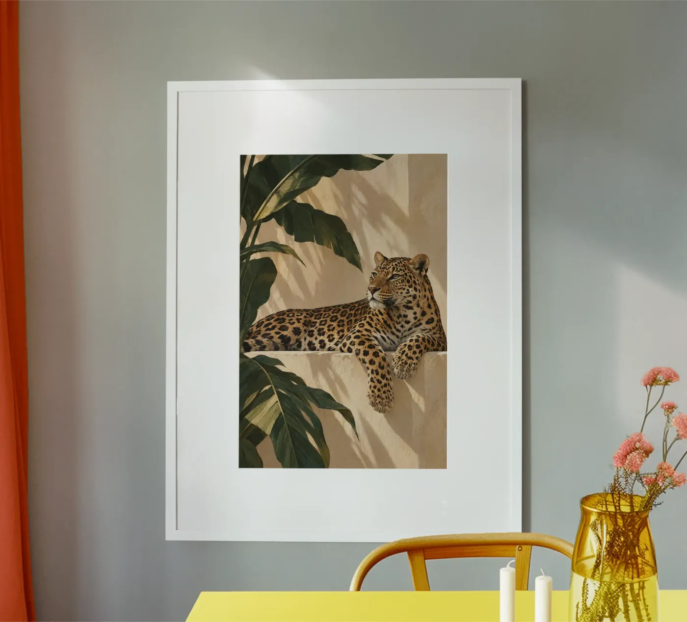 Leopard poster by Linsi