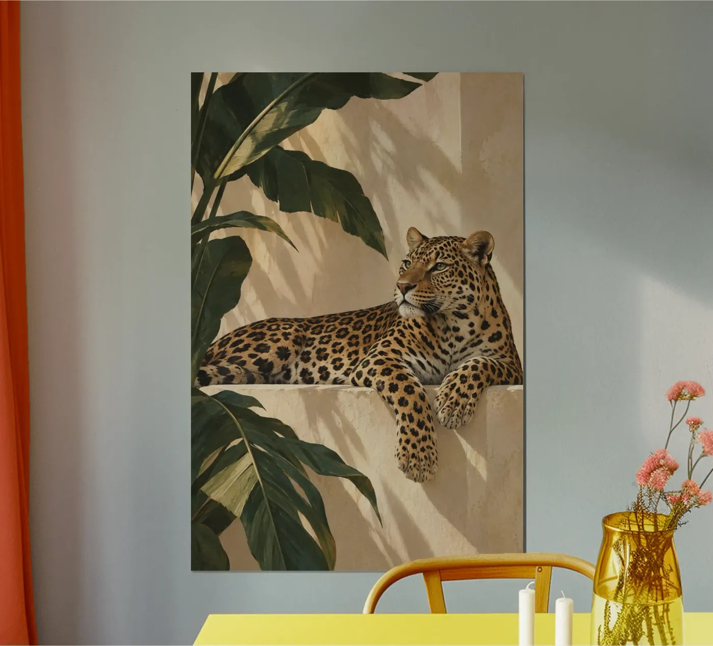 Leopard poster by Linsi