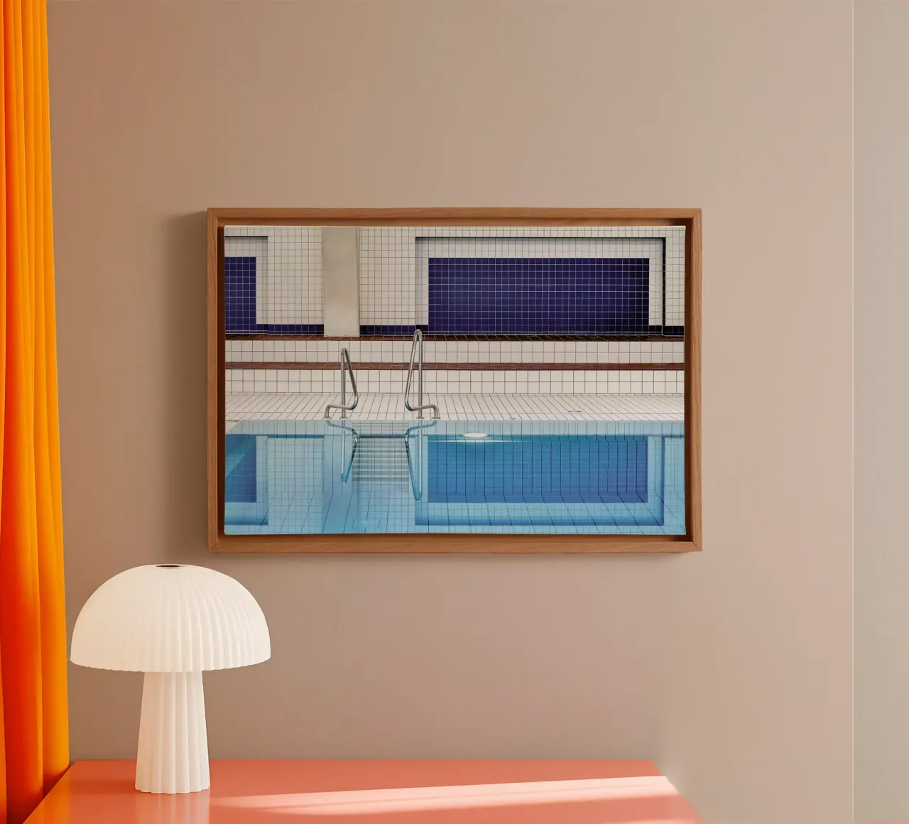 Swimming - Renate Reichert canvas by Pictufy