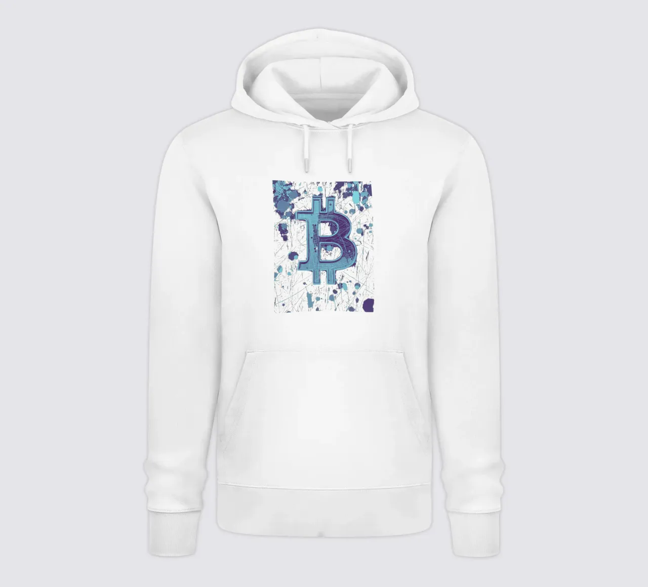 Stains and Coins felpa con cappuccio da Crypto_Jungle