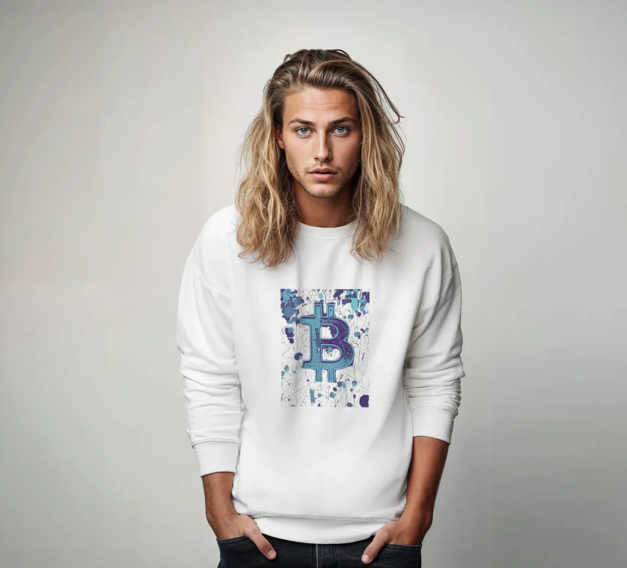 Stains and Coins sweatshirt by Crypto_Jungle