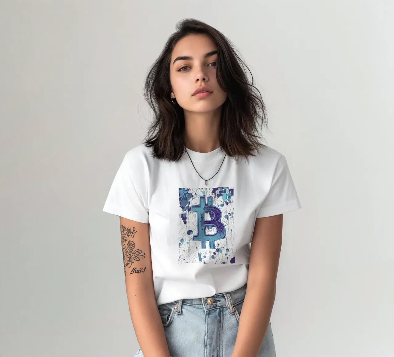 Stains and Coins t-shirt da Crypto_Jungle