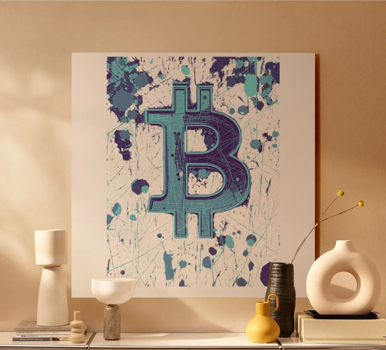 Stains and Coins plexiglass da Crypto_Jungle