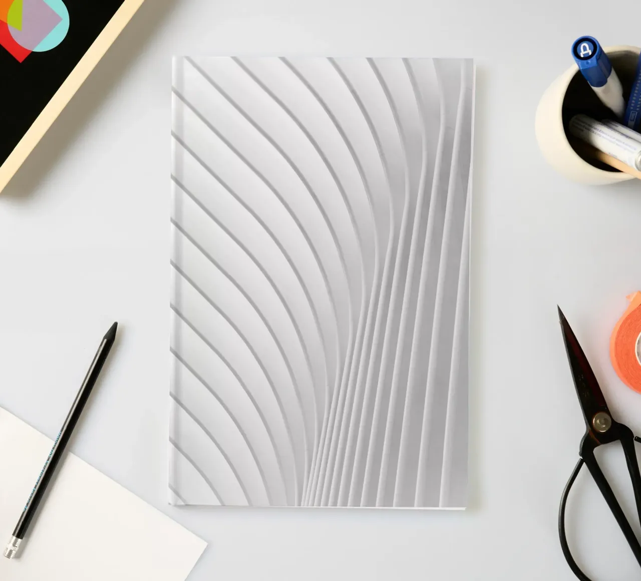 Modern Architecture - Detail WTC Transportation Hub NYC I notebook by Lisa Jureczko Arts Illustration