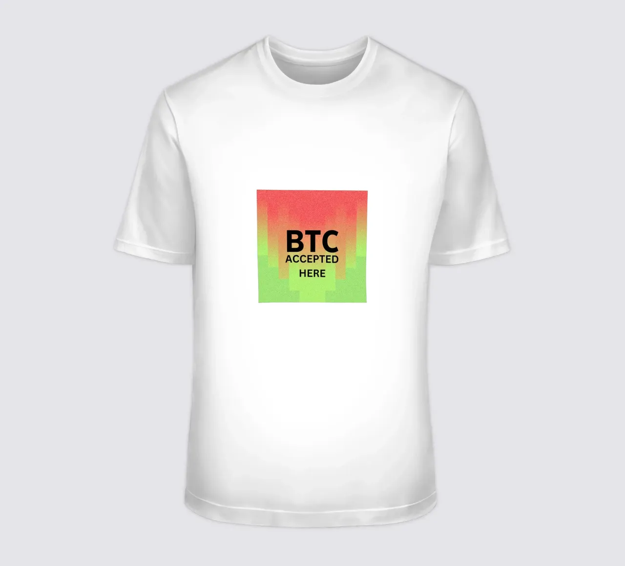 BTC...accepted here... accepted anywhere t-shirt da Crypto_Jungle