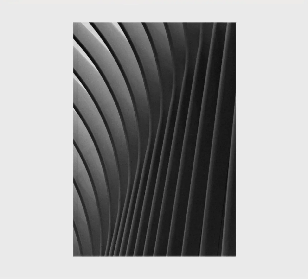 Modern Architecture - Detail of WTC Transport Hub in NYC II notebook by Lisa Jureczko Arts Illustration