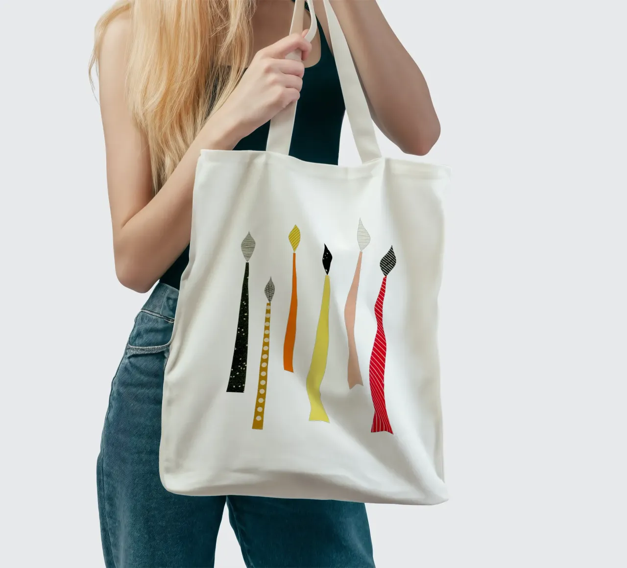 Christmas I tote bag by Cassia Beck Collage
