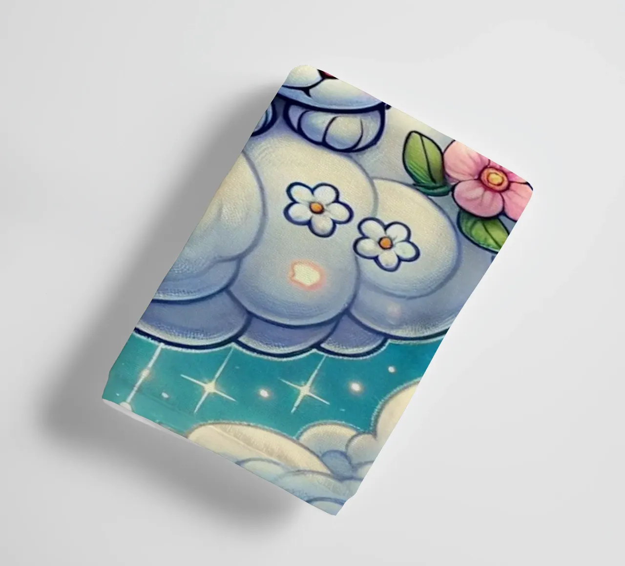 Dreamy Bunny on a Cloud towel by FluffyToons