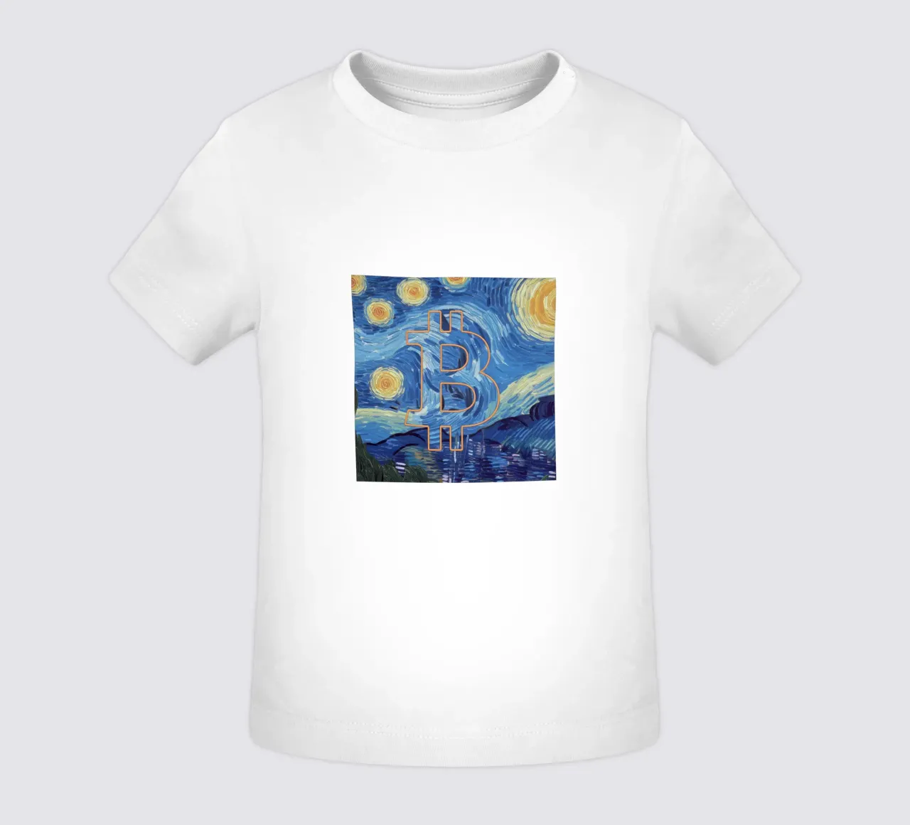 BTC... in a summer night maglietta neonato da Crypto_Jungle