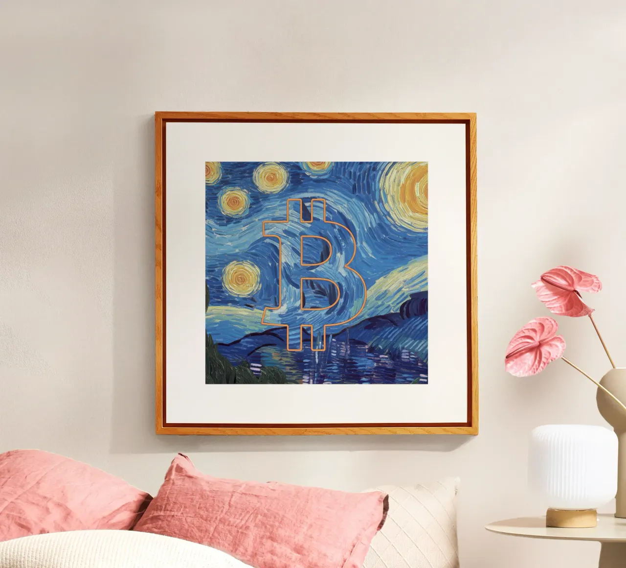 BTC... in a summer night plexiglass da Crypto_Jungle