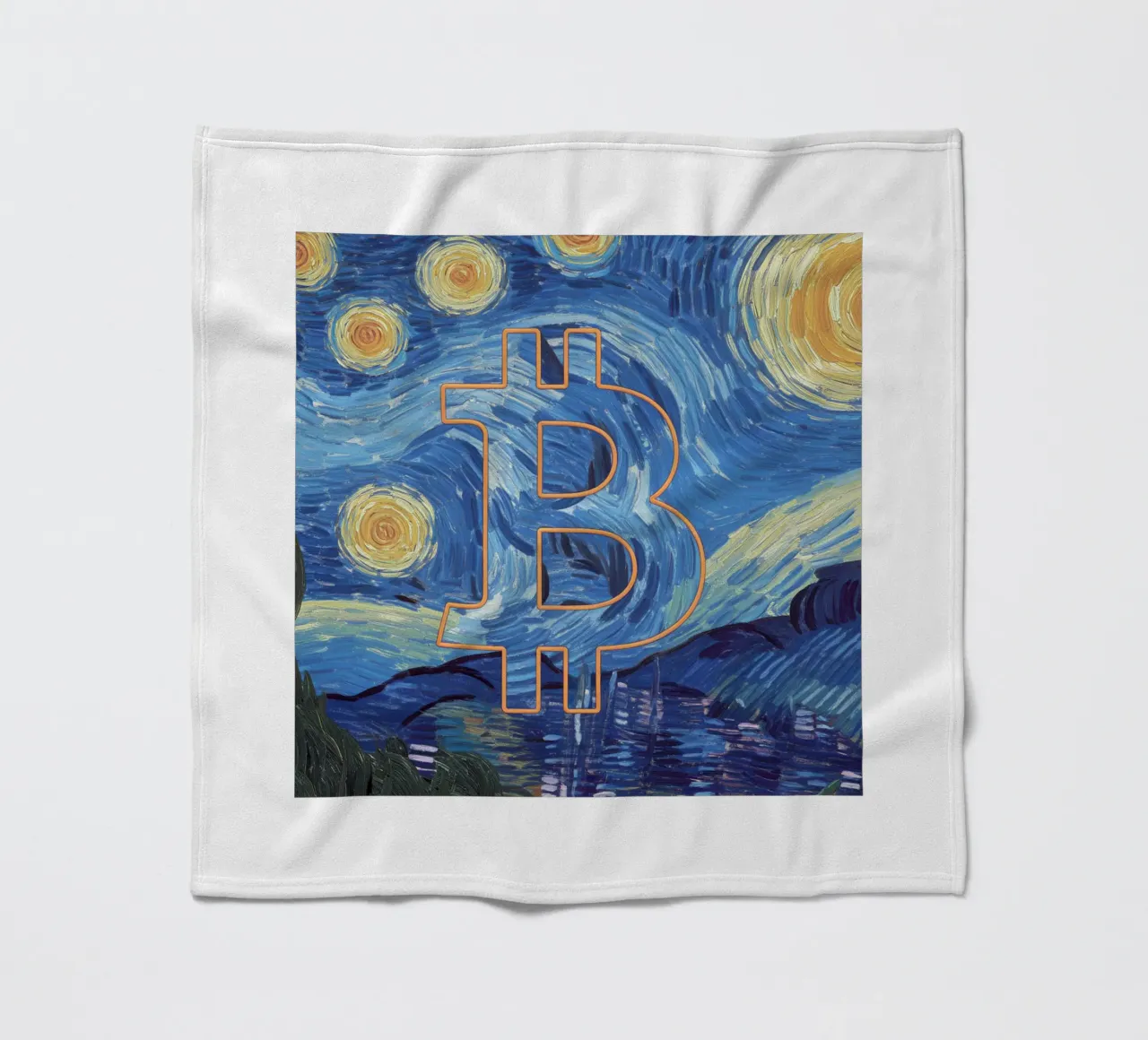 BTC... in a summer night coperta in pile da Crypto_Jungle