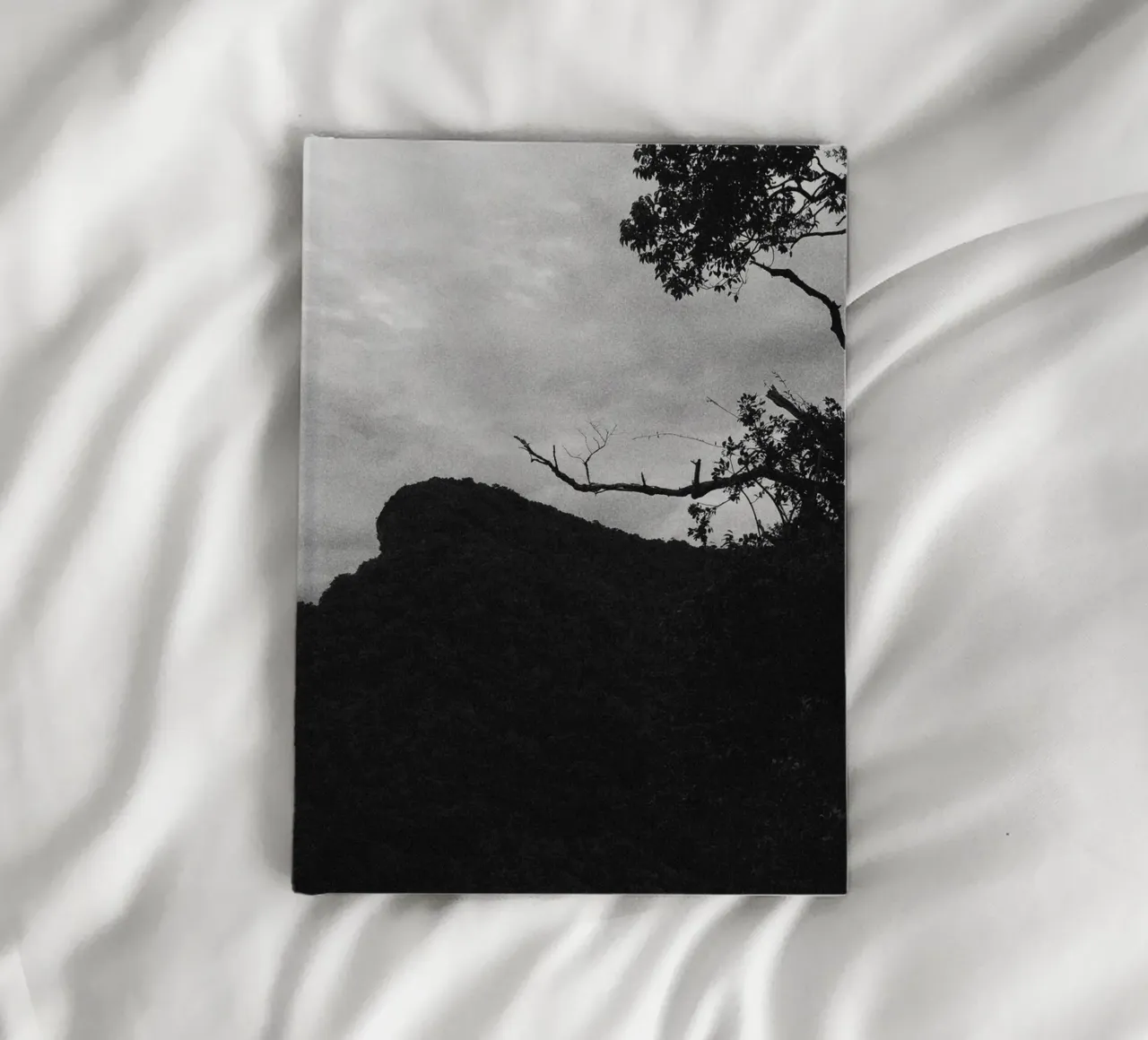 Mountain Looking Like a Face, Thailand, Koh Phangan notebook by Lisa Jureczko Arts Illustration