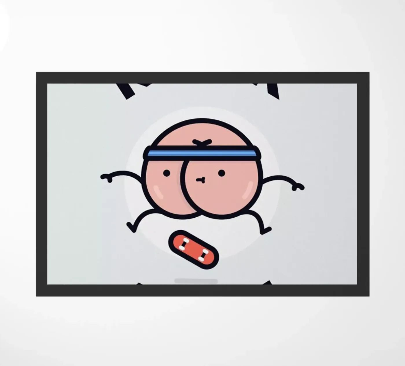 Kick Ass doormat by Jaco Haasbroek