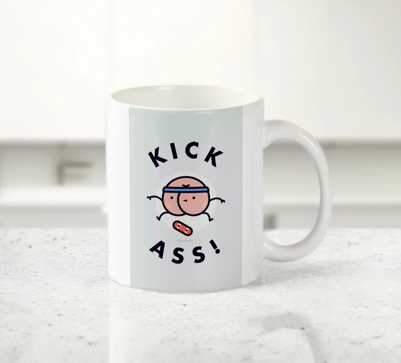 Kick Ass tazza in ceramica da Jaco Haasbroek