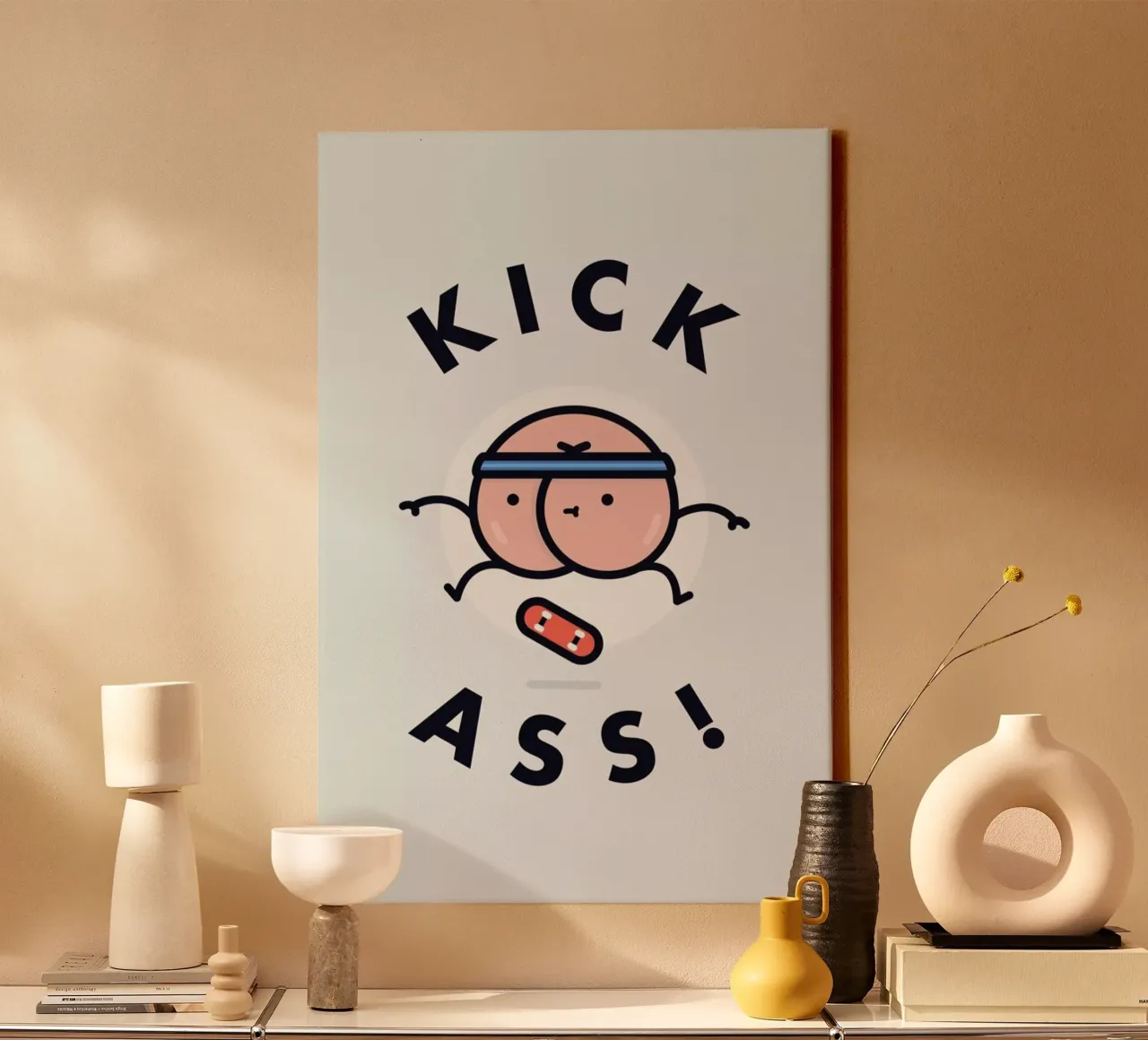 Kick Ass canvas by Jaco Haasbroek