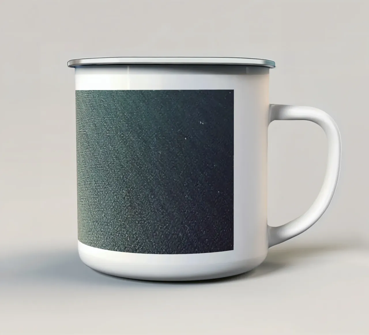 Vue aérienne photographie analogique Athènes et la mer mug en émail de Lisa Jureczko Arts Illustration