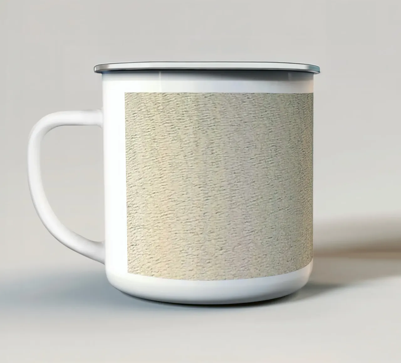 Vue aérienne photographie analogique Athènes et la mer mug en émail de Lisa Jureczko Arts Illustration