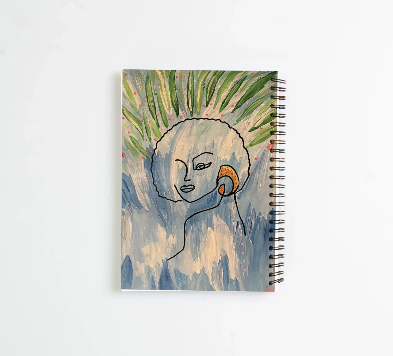 Eclat bleu spiral notebook by Aliciavgz