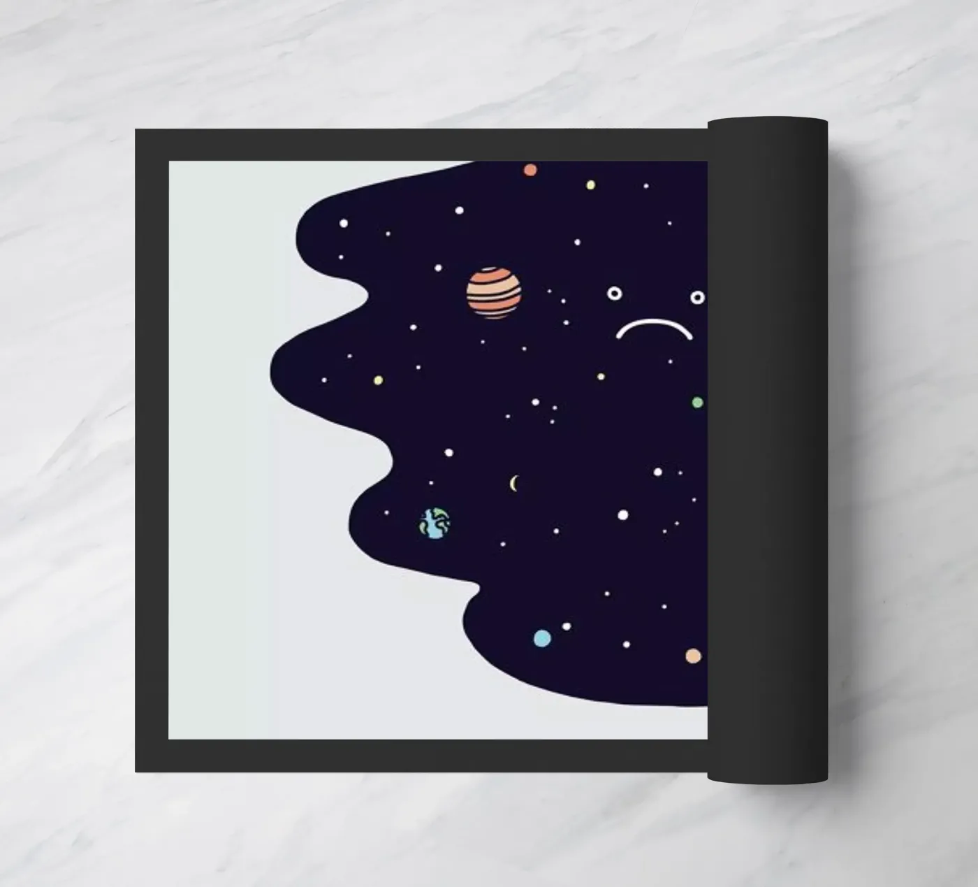 Negative Space Fußmatte von Jaco Haasbroek