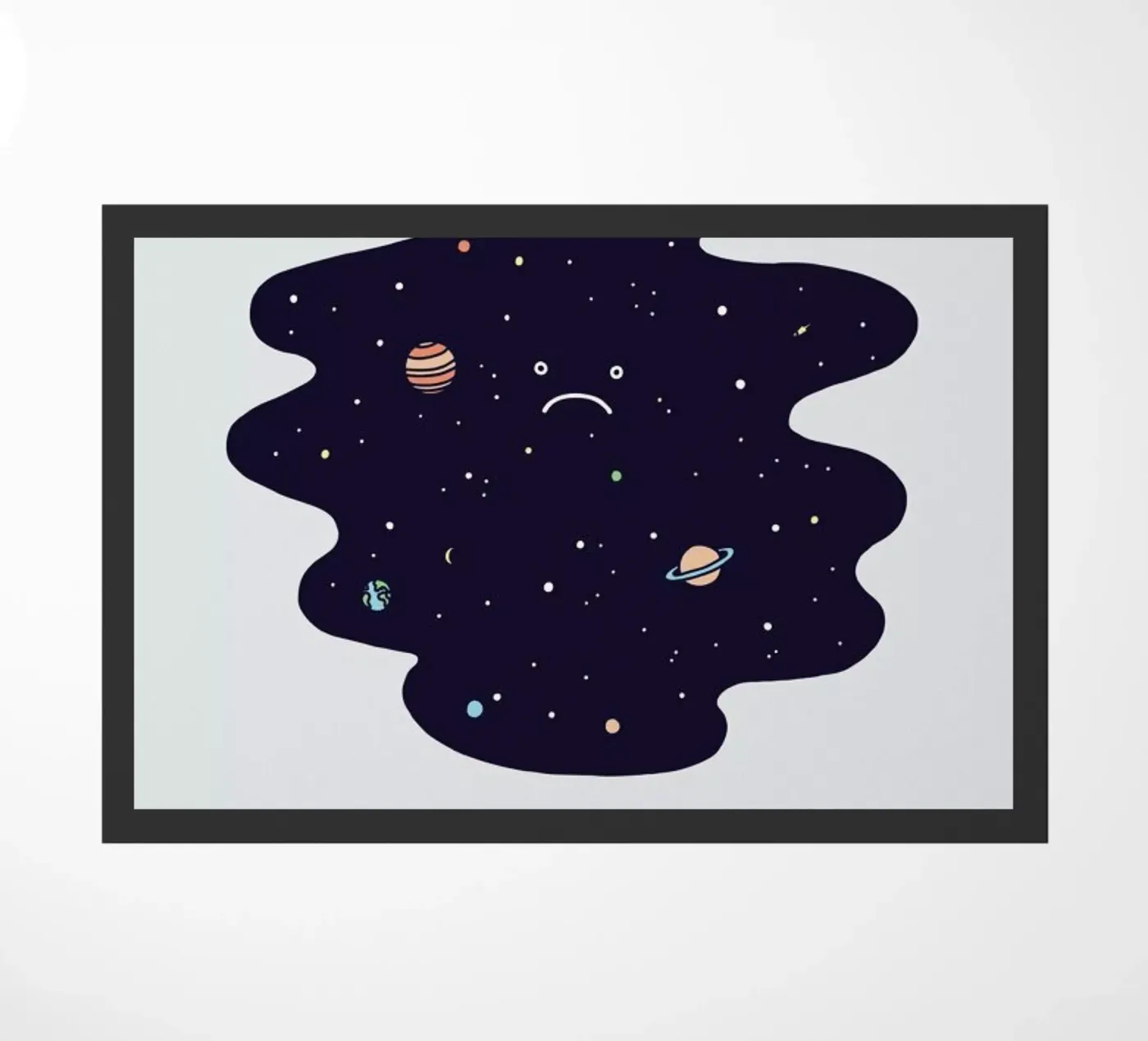 Negative Space Fußmatte von Jaco Haasbroek